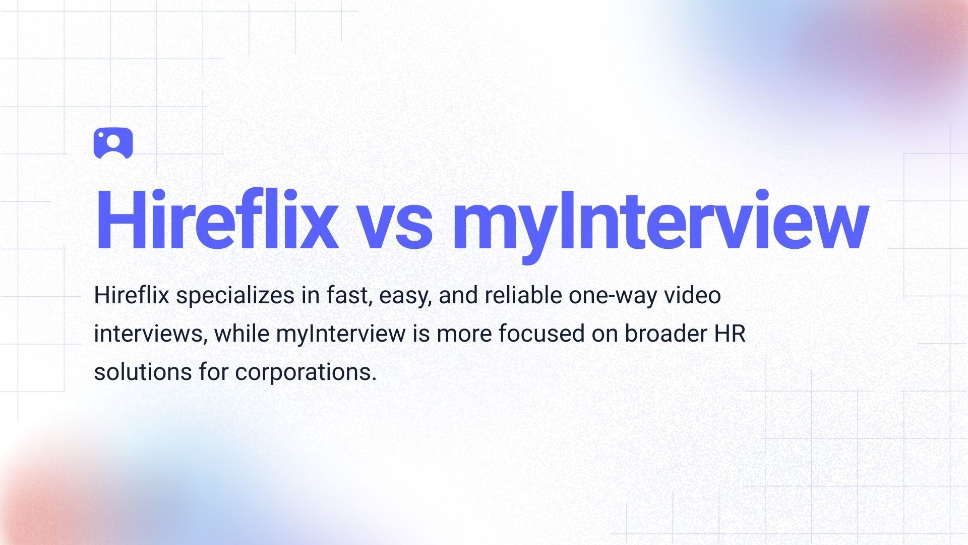 Hireflix vs myInterview