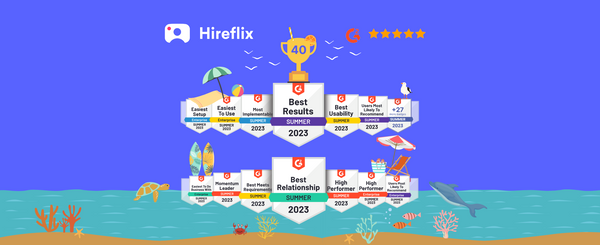 Hireflix Celebrates 40 Awards in G2 Summer 2023 Report