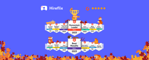 Hireflix Celebrates 53 Awards in G2 Fall 2023 Report