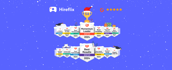 Hireflix Celebrates 54 Awards in G2 Winter 2024 Report